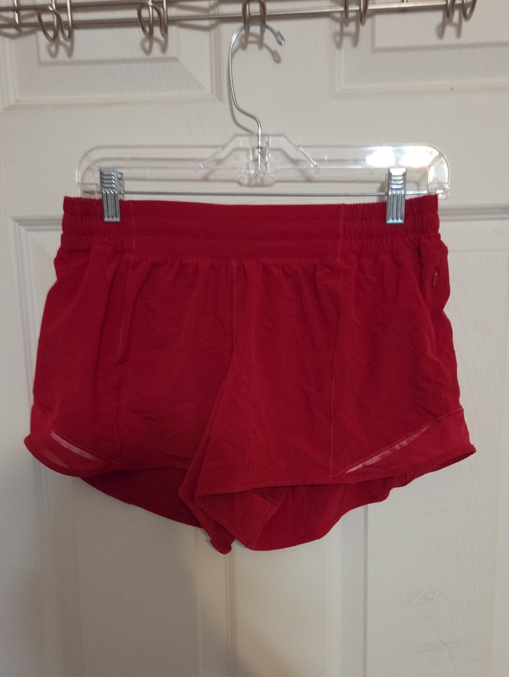 lululemon athletica Red Athletic Running Shorts